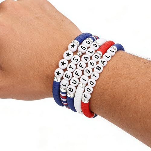 Buffalo Football Fans Bracelet - Gameday Cheerleader Decor
