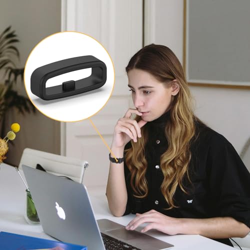 Silicone Band Keepers for Garmin Watch - 6-Pack Fastener Rings