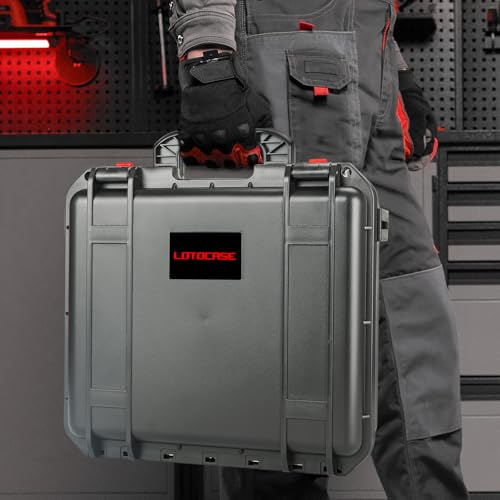 Case for Milwukee Hackzall Saw zall - Tool Bag for Milwaukee M18 Fuel Cordless One-Hand Sawzall Reciprocating Saw Kit, Waterproof Box for Milwaukee Hackzall 2719-20/2625-20/Battery Charger (Case Only)