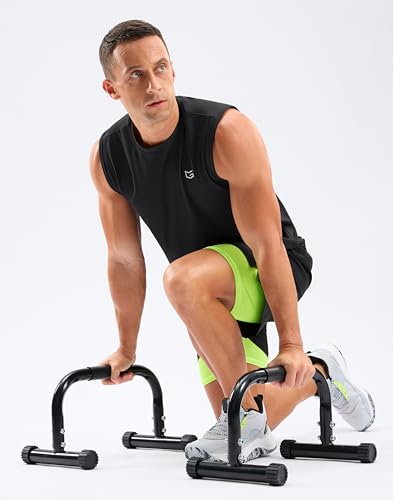 Men's Sleeveless Workout Tank Top - X-Large, Black