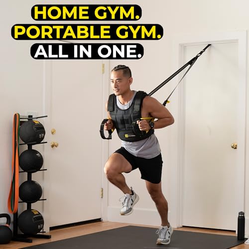 All-In-One Suspension Training Kit – Home Gym System with Anchors