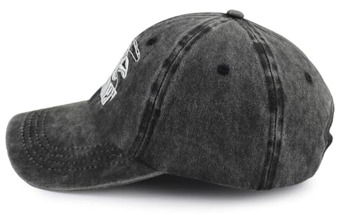 The Rodfather Pugfather Dogfather Grilfather Hats for Men - Adjustable Embroidered Dad Baseball Cap (The Rodfather)