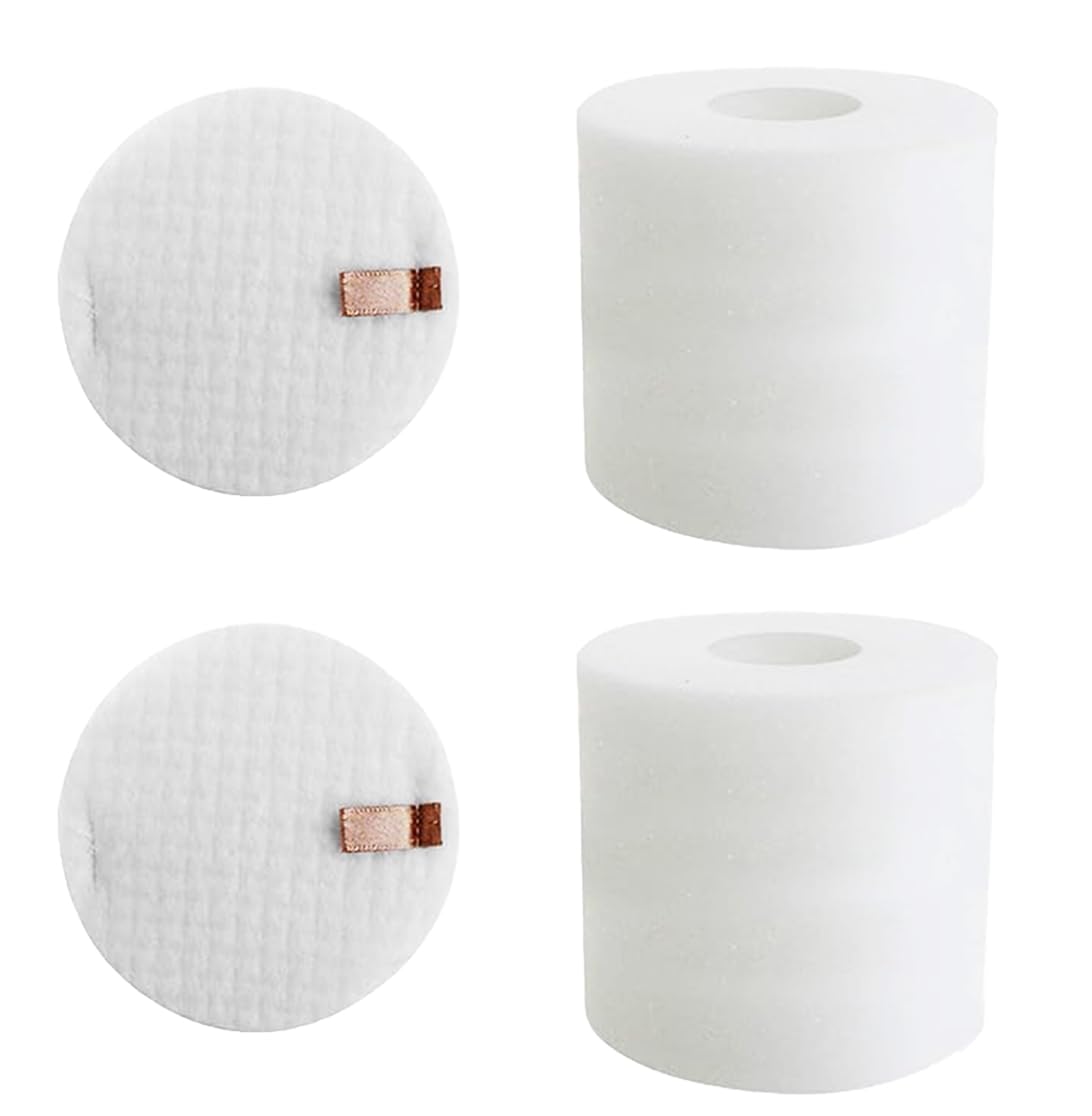 SCREENTRONICS 2 Pack Foam Filter Kit Replacement for Shark IQ Robot Vacuum Self-Empty Base R101AE RV1000S RV1001AE RV1101ARUS RV2502AE RV2520A0US RV912S UR1000SR UR1005AE UR1105ARUS