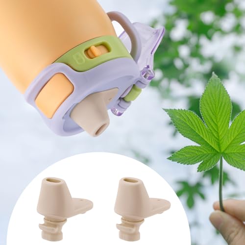 Silicone Spout Replacement for Ello Pop & Fill - Brown, 2 Pack