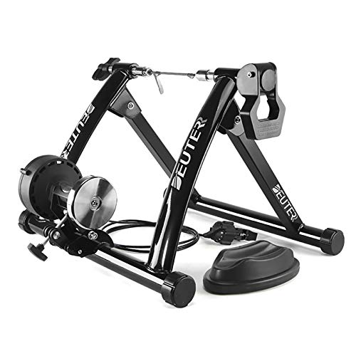Magnetic Indoor Bike Trainer Stand for 26-29" Wheels - Black