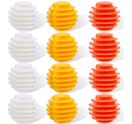 Practice Golf Balls - 12 Pack Limited Flight Colored Plastic Balls
