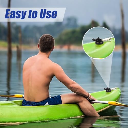 Landical Classic Style Kayak Drain Plugs 3/4 Inch - 4 Pack