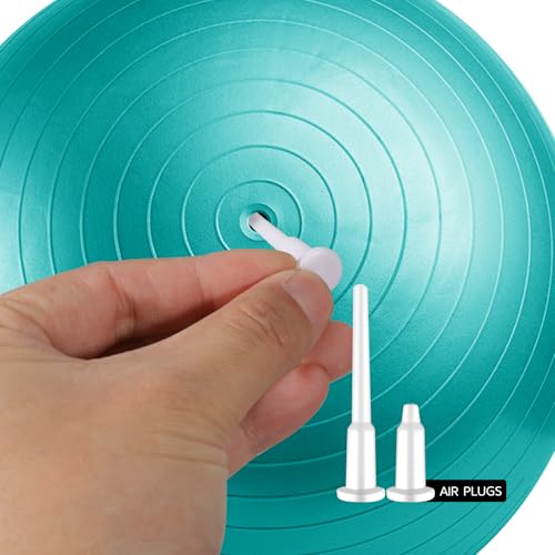 12-Piece Exercise Ball Plug Replacement Kit - Yoga & Fitness Ball Stoppers