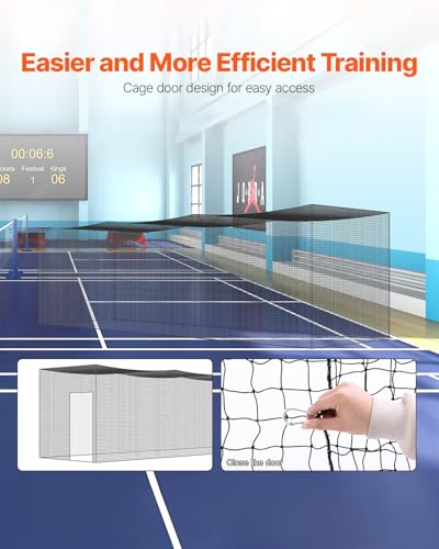 35 FT Heavy Duty Batting Cage Net - Indoor & Outdoor Use