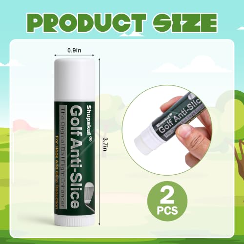 Golf Anti-Slice & Anti-Hook Wax Stick - 2 Pcs