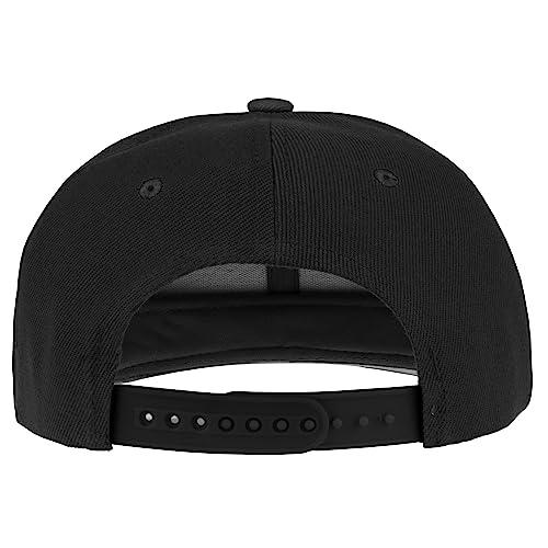 Gelante Black Flat Brim Adjustable Snapback Baseball Cap 12 Pack One Size