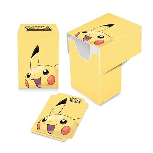 Pikachu Deck Box for Pokémon Cards - Holds 75 Double Sleeves