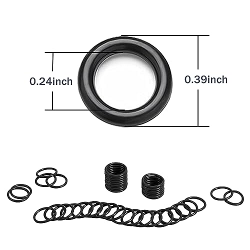 300PCS Wacky Rig O-Rings for Senko & Stick Baits - Silicone