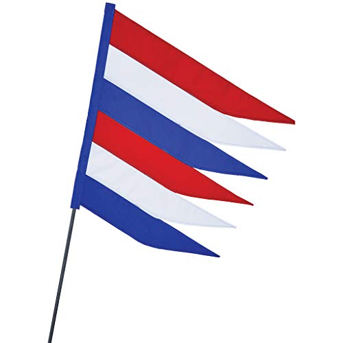Patriotic Recumbent Bike Flags - Premier Kites Safety Flags