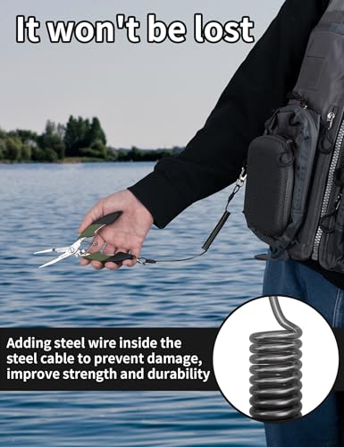 Stainless Steel Fishing Split Ring Pliers - 6.5 Inch Multi-Tool