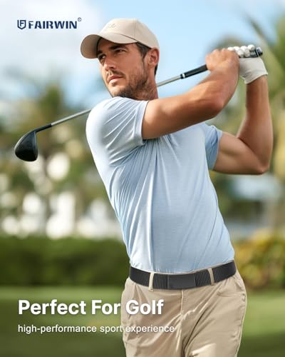FAIRWIN Men's 1.25-Inch Nylon Ratchet Belt for Golf, Work & Tactical Pants - Black, XXXL (54-60" Waist)