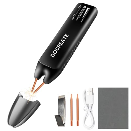 Battery Spot Welder Handheld 11 Gears Adjustable 18650 Battery Spot Welder Auto and Manual Mode Type-C Mini Portable Welder for Various 18650 Battery and Nickel or Stainless Steel Sheets