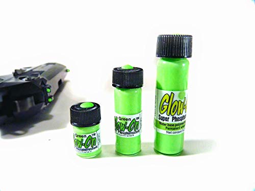 Glow-On Green Night Sights Paint - 2.3 ml for Gun Sights & Models