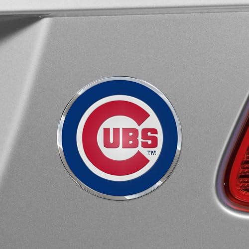 Chicago Cubs Aluminum Color Emblem - 3D Embossed Logo