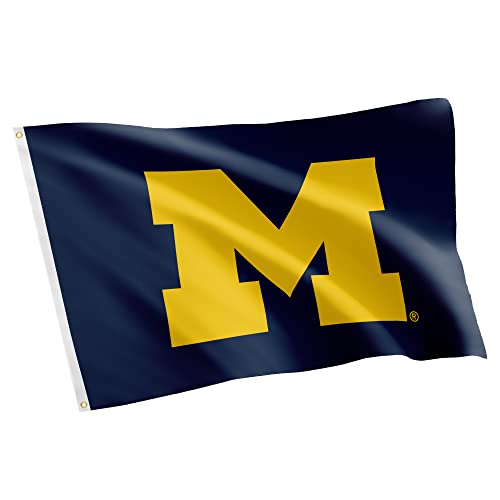 University of Michigan Wolverines 3x5 Ft Flag - Durable Outdoor Banner