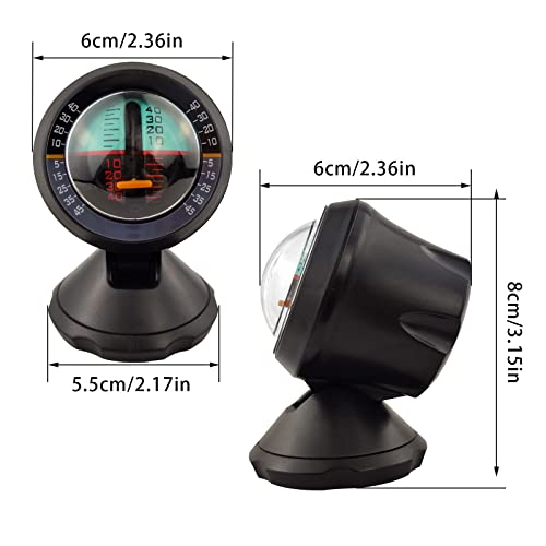Car Inclinometer Level Tilt Gauge - Angle Slope Meter Tool