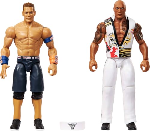 Mattel WWE Action Figures 2-Pack Series 23 The Rock & John Cena 6-inch Set