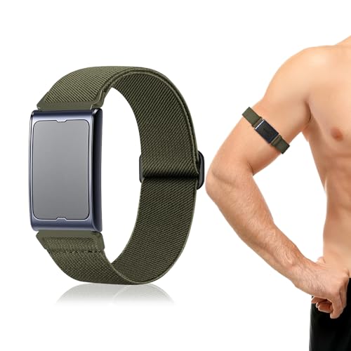 22mm Sport Stretchy Ankle/Arm Band - Army Green, 6.7"-12.6"