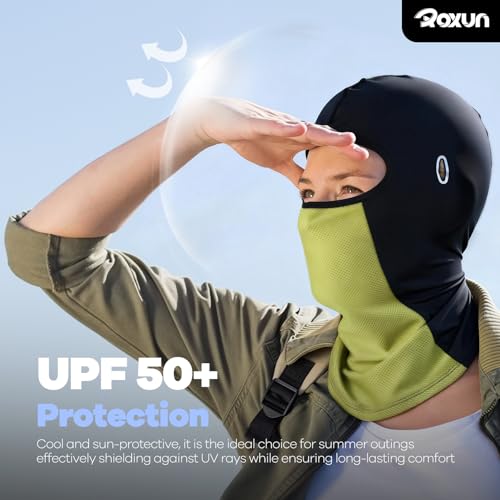 Cooling Balaclava Face Mask - Breathable Mesh, UPF 50+ Protection