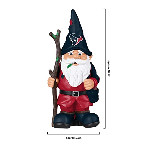 Houston Texans Garden Statue Holding Stick Outdoor Gnome - One Size