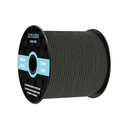 Paracord 240lb - Diameter 2mm Micro Utility Cord -3 Strand Parachute