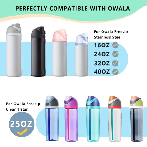 Leakproof Replacement Lid for Owala Freesip Water Bottles - 16oz to 40oz