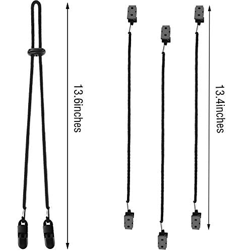 Adjustable Hat Strap Clips - 8 Pcs Classic Wind Resistant