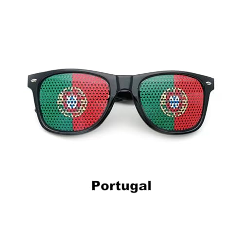 Portugal World Cup Fan Sunglasses with National Flag