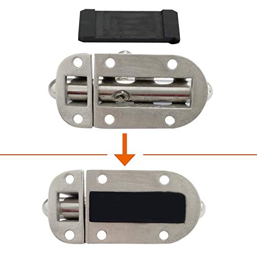 Keihui 2-3/8 Inch Marine Stainless Steel Locker Latch Slide Bolt - Durable Boat Window & Door Hardware
