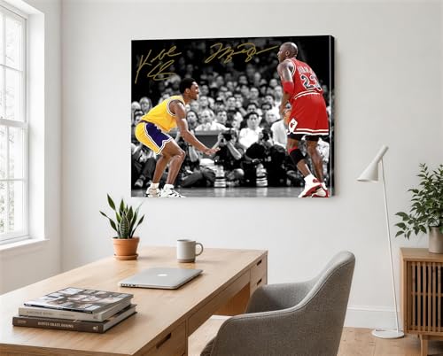 Framed Basketball Poster Canvas Art - Legend5, 8"L x 10"W
