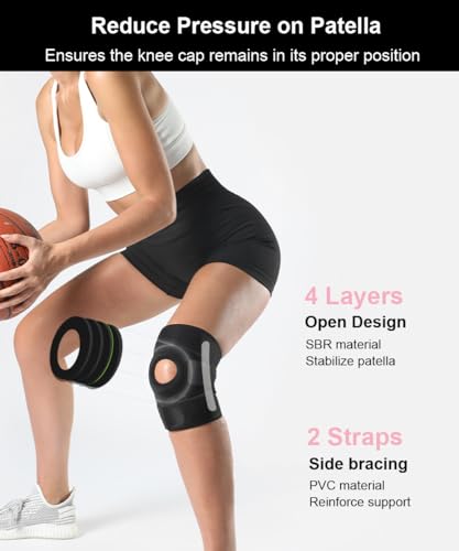 SUJAYU Knee Braces for Pain Women Men, Patellar Tendon Support Strap,