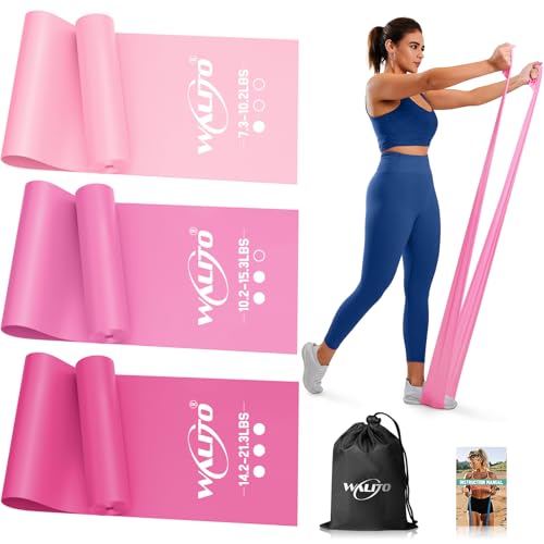 5FT Resistance Bands Set for Exercise - Pink Stretch Bands