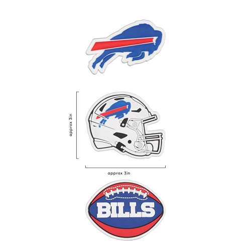 Buffalo Bills Team Logo Tote Bag Charms - 3-Pack Set