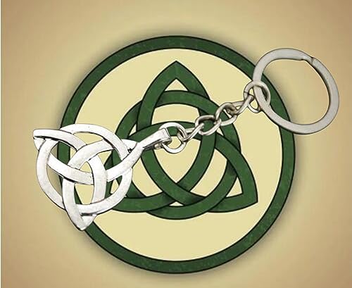 Celtic Cross Keychain Irish Knot Pendant Jewelry Gift