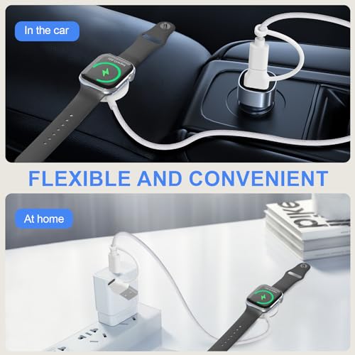 EGK USB-C Magnetic Charger for Apple Watch [MFi Certified]