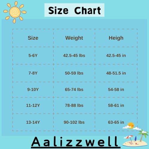 Girls One-Piece Swimsuit for Ages 9-10 - Yellow