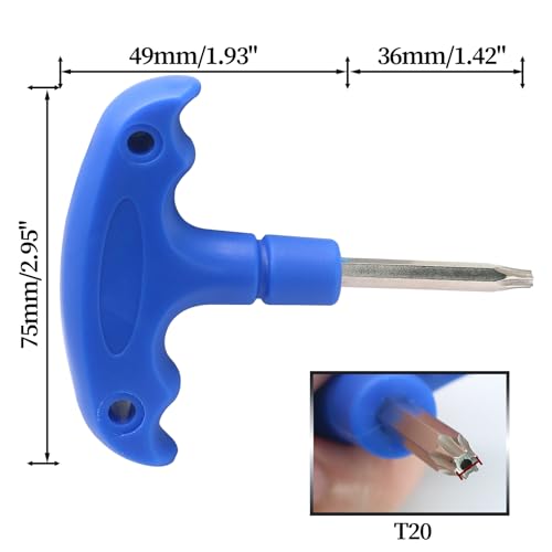T20 Golf Driver Wrench Tool - Ergonomic Adjustable Club Weight Key