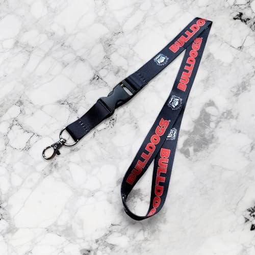 UGA University of Georgia Lanyard with Snap Buckle - Detachable ID Badge Holder