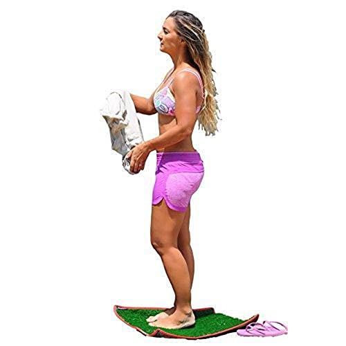 Grass Changing Surf Mat - Eco-Friendly Roll Up for Beach - Blue