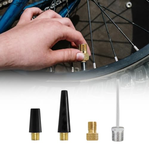 12-Piece Ball Pump Needle and Nozzle Inflator Adapter Kit