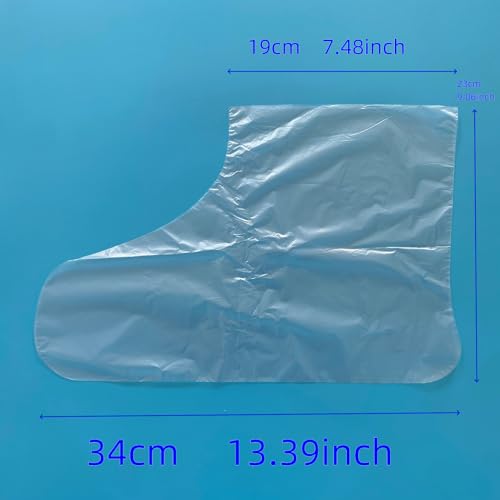 Disposable Sock Covers - 500 Transparent Sock Sleeves