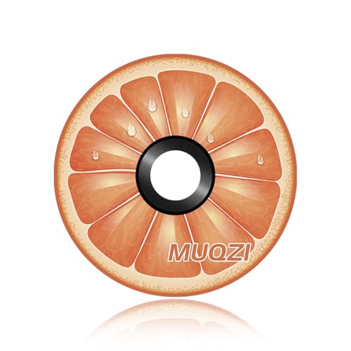 1 1/8 Inch Bicycle Headset Cap with Aluminum Bolt - Grapefruit