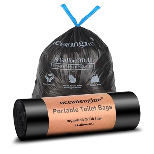 Portable Toilet Bags - 20 Count for Camping & Travel