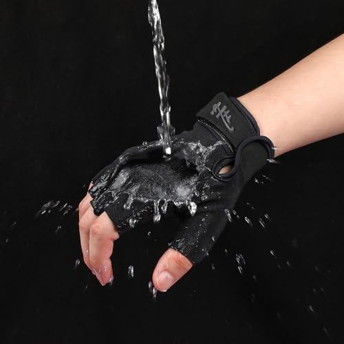 Fingerless Fishing Gloves for Men & Women - Lightweight & Breathable