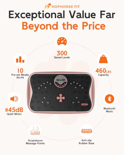 Vibration Plate Exercise Machine for Weight Loss - Rose Gold